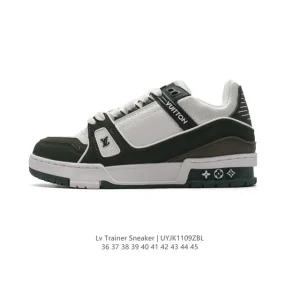 Louis Vuitton Trainer Low Fashion Sneaker with Thick Sole