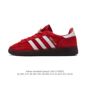 Adidas Handball Spezial Low-Top Vintage Leather Sneakers