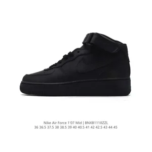 Nike Air Force 1 07 Low White Leather Casual Sneakers