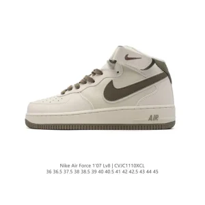Nike Air Force 1 High 07 High-Top Sneaker with Magic Strap and Thick Sole