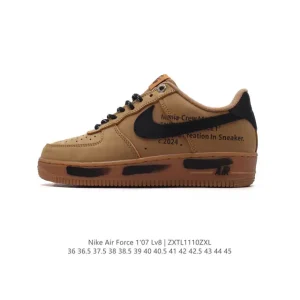 Nike Air Force 1 '07 Low CJ9179 White Leather Sneakers for Men and Women