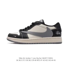 Jordan Military Blue Low OG SP Reverse Swoosh AJ1 Retro Basketball Shoes