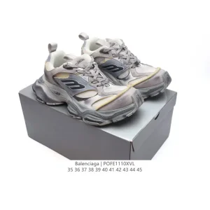 Balenciaga Paris 11 White Blue Vintage Cargo Sneaker Thick Sole