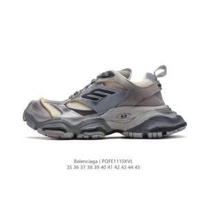 Balenciaga Paris 11 White Blue Vintage Cargo Sneaker