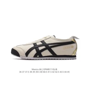 ASICS Onitsuka Tiger Mexico 66 Classic Retro Leather Sneakers