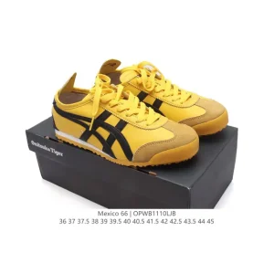 ASICS Onitsuka Tiger Mexico 66 Classic Retro Leather Sneakers