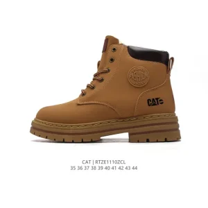 CAT Footwear Men's Women's Retro High-Top Boots Casual Work Shoes