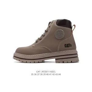 CAT Footwear Men's Women's Work Boots High Top Martin Boots Retro Casual Shoes