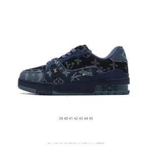 Louis Vuitton Trainer Sneaker Low Canvas Shoes for Men