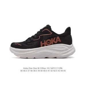 HOKA ONE ONE Clifton 10 Men's Women's Lightweight Cushioned Running Shoes