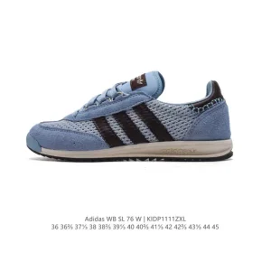 Adidas x Wales Bonner SL76 Low Top Sneakers Sky Blue
