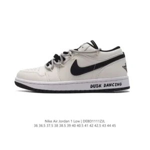 Jordan AJ1 Low Retro Low-Top Basketball Shoes with Air Cushion