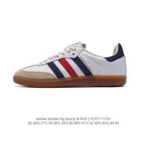 Adidas Samba OG Sporty & Rich Collaboration Leather Sneakers