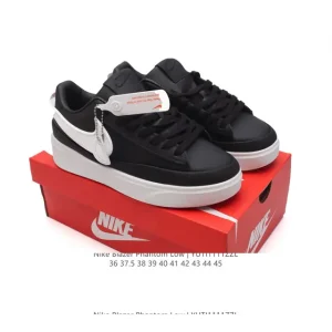 Nike Blazer Phantom Low Men's Women's Skateboard Shoes Thick Sole Casual Sneakers