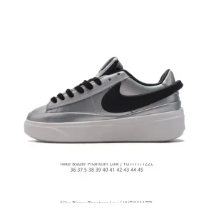 Nike Blazer Low Phantom Men's Women's Skateboard Shoes Thick Sole Casual Sneakers