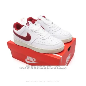 Nike Court Vision Low Vintage Leather Basketball Sneakers for Men and Women