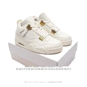 Jordan Air 4 Retro OG Black Cement Men's Basketball Shoes
