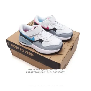 Nike Air Max SYSTM Kids Shoes Classic Retro Air Cushion Velcro Thick Sole