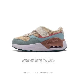 Nike Air Max SYSTM Kids Shoes Retro Air Cushion Velcro Thick Sole