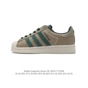 Adidas Superstar Ayoon W Classic Shell Toe Sneakers for Men and Women