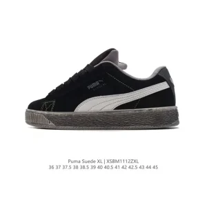 PUMA Suede XL Low-Top Retro Casual Sneakers with Thick Sole