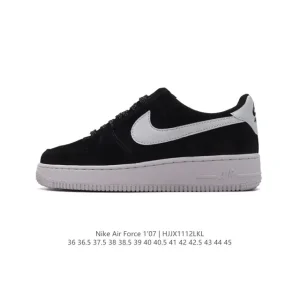 Nike Air Force 1 '07 Low CW7581 White Leather Casual Sneakers