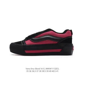 Vans Knu Skool VR3 LX Chunky Leather Skate Shoes Vintage Style