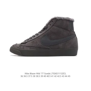 Nike Blazer Mid Vintage Suede Fleece Lined Winter Sneakers for Men and Women