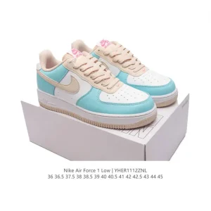 Nike Air Force 1 Low DX3727 Vintage White Leather Sneakers