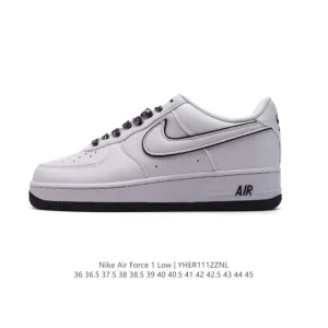 Nike Air Force 1 Low DX3727 White Leather Vintage Bubble Sneakers