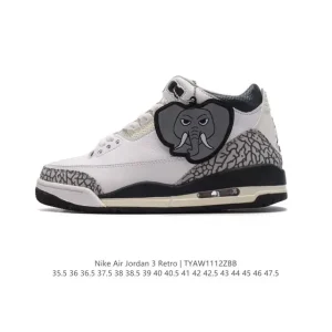 Jordan Air 3 Retro SE Men's and Women's Basketball Shoes White Cement