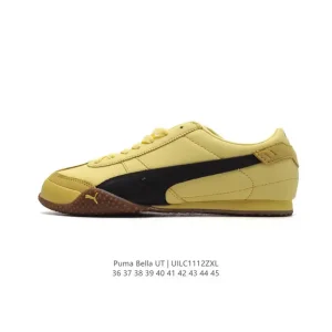 Puma Bella Ut Leather Low-Top Lifestyle Shoes with Softfoam+