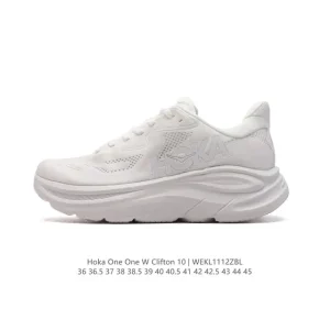 Hoka One One Clifton 10 Men's Women's Running Shoes Lightweight Cushioning