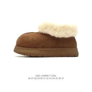 UGG Kids Classic Mini Boots with Big Fur Collar for Winter