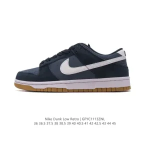 Nike SB Dunk Low Pro Vintage Leather Skate Shoes for Men and Women