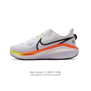 Nike Air Zoom Vomero 17 Men's Running Shoes with Dual Zoom Air Cushioning