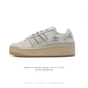 Adidas Forum Bold Low Women's Retro Low-Top Sneakers White Leather