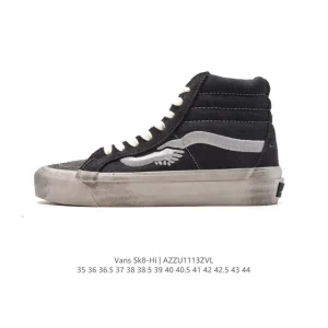 Vans Sk8-Hi Classic Blue High Top Skate Shoes for Men and Women