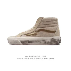 Vans Sk8-Hi Retro Blue High Top Skateboard Shoes for Men and Women