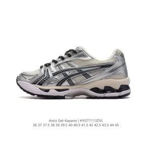 ASICS GEL-Kayano 14 Retro Running Shoe with Metallic Design