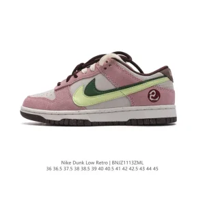 Nike SB Dunk Low Pro Vintage Leather Skate Shoes for Men and Women