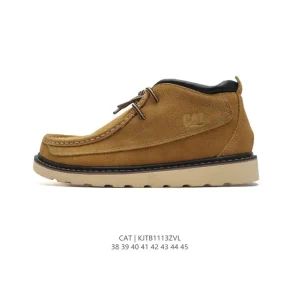 Cat Men's Classic Martin Boots New Fashion Thick Sole Outdoor Hiking Shoes