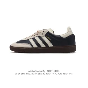 Adidas Samba Og Shoes Classic Leather T-Toe Sneakers for Men and Women