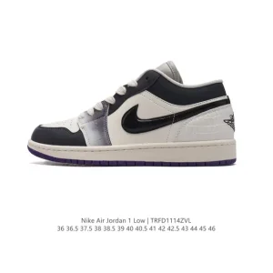 Jordan Air 1 Low Retro Classic Leather Basketball Shoes