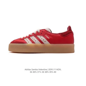 Adidas Samba Valentine Unisex Retro Leather Sneakers for Men and Women