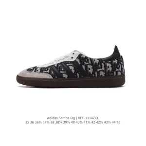 Adidas Originals Samba OG Shoes Classic White Leather T-Toe Sneakers