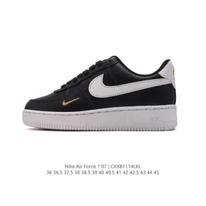 Nike Air Force 1 '07 Low HF2898 Leather Sneakers with Air Cushion