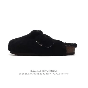 Birkenstock Boston Vl Fur Lined Clog Winter Shoe with Soft Footbed