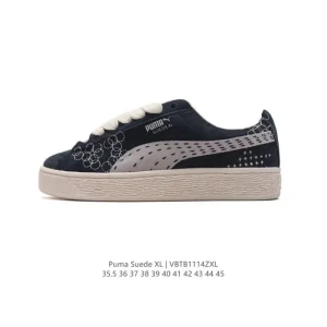 PUMA Suede XL Low Top Retro Lightweight Breathable Sneakers with Thick Sole