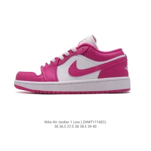 Air Jordan 1 Low Women's Retro Casual Basketball Sneakers with Air Cushion